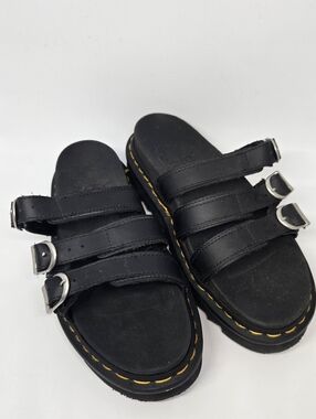 Dr Martens Blaire Leather Slide Sandals